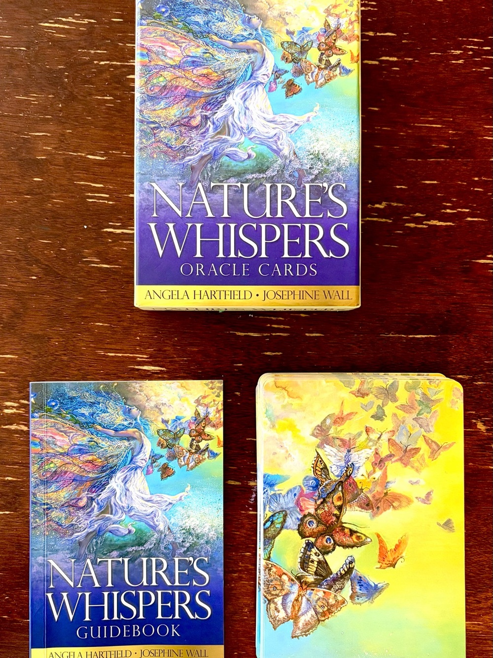Nature’s Whispers Oracle Cards Deck Guidebook Angela Hartfield Set - Picture 5 of 5